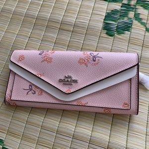Coach pink wallet